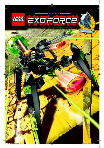Manuale Lego set 8104 Exo-Force Shadow crawler