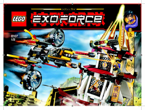 Handleiding Lego set 8107 Exo-Force Gevecht om de gouden toren