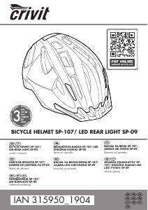 Manual Crivit IAN 315950 Casca bicicleta