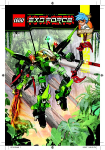 Manuale Lego set 8114 Exo-Force Chameleon hunter