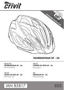 Handleiding Crivit IAN 85817 Fietshelm