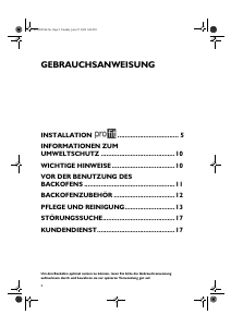 Bedienungsanleitung Bauknecht ESPH 5960 IN Backofen