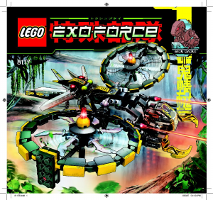 Manuale Lego set 8117 Exo-Force Storm lasher