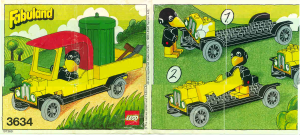 Manuale Lego set 3634 Fabuland Furgone Charlie Crow