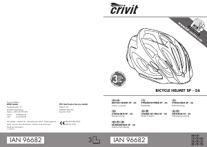 Bruksanvisning Crivit IAN 96682 Cykelhjälm