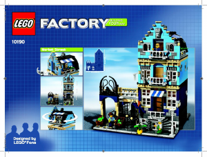 Manual de uso Lego set 10190 Factory Calle del mercado