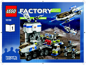 Bruksanvisning Lego set 10191 Factory Månbas