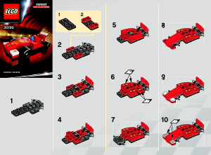 Manual Lego set 30190 Ferrari 150 Italia