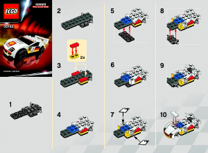 Manual Lego set 30192 Ferrari Ferrari F40