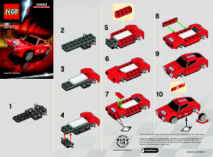 Manual Lego set 30193 Ferrari 250 GT Berlinetta