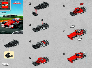 Manual Lego set 40190 Ferrari F138