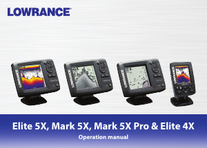 Manual Lowrance Mark 5X Pro Fishfinder