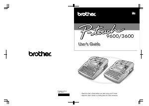 Handleiding Brother PT-9600 Labelprinter