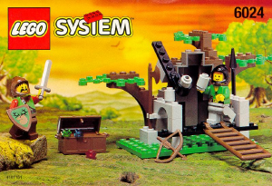 Manual Lego set 6024 Forestmen Bandit ambush