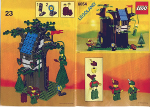 Manuale Lego set 6054 Forestmen Nascondiglio