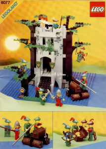 Manual de uso Lego set 6077 Forestmen Fortaleza río