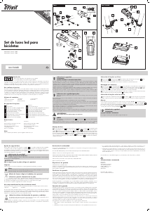 Manual de uso Crivit IAN 96683 Faro bicicleta