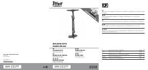 Manual Crivit IAN 22377 Bomba de bicicleta