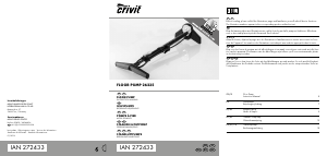 Handleiding Crivit IAN 272433 Fietspomp