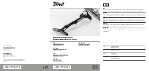 Manual Crivit IAN 272433 Bomba de bicicleta