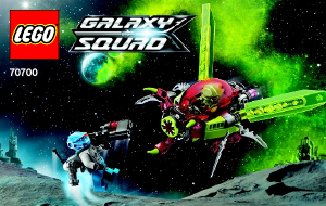 Manual Lego set 70700 Galaxy Squad Space swarmer