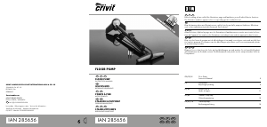 Handleiding Crivit IAN 285656 Fietspomp