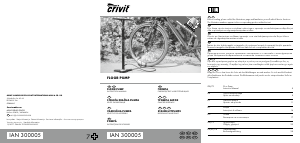 Εγχειρίδιο Crivit IAN 300005 Αντλία ποδηλάτου