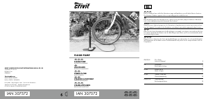 Handleiding Crivit IAN 307572 Fietspomp