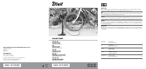 Brugsanvisning Crivit IAN 315382 Cykelpumpe