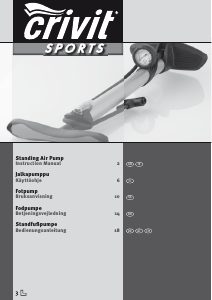 Bruksanvisning Crivit IAN 64302 Cykelpump