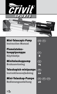 Bruksanvisning Crivit IAN 64305 Cykelpump