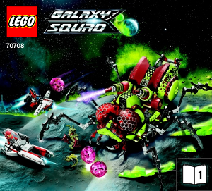 Mode d’emploi Lego set 70708 Galaxy Squad L'insecte tranchant