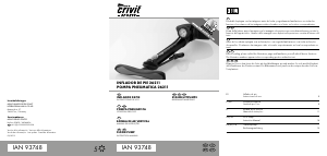 Manual Crivit IAN 93748 Bomba de bicicleta