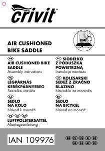 Návod Crivit IAN 109976 Sedlo na bicykel