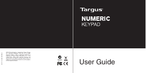 Rokasgrāmata Targus AKP10EU Tastatūra