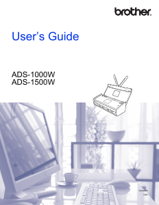 Handleiding Brother ADS-1500W Scanner