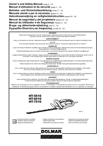 Mode d’emploi Dolmar HT-7510 Taille-haies