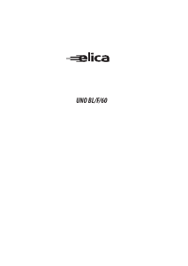 Manuale Elica UNO BL/F/60 Microonde