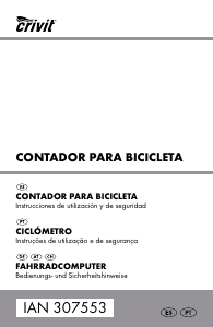 Manual de uso Crivit IAN 307553 Ciclocomputador