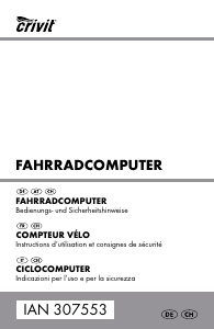 Manuale Crivit IAN 307553 Ciclocomputer