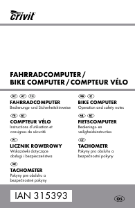 Handleiding Crivit IAN 315393 Fietscomputer
