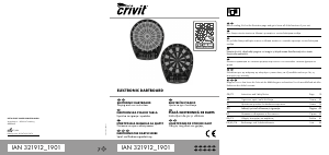 Наръчник Crivit IAN 321912 Дъска за дартс