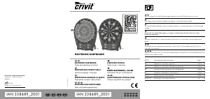 Наръчник Crivit IAN 338489 Дъска за дартс