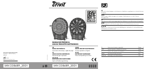 Manual de uso Crivit IAN 338489 Tablero de dardo