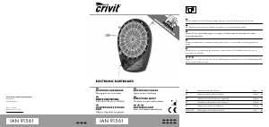 Наръчник Crivit IAN 91561 Дъска за дартс