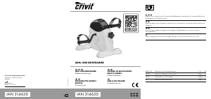 Mode d’emploi Crivit IAN 314630 Vélo d’appartement