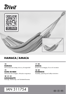 Manual de uso Crivit IAN 311754 Hamaca
