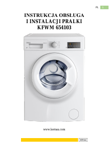 Instrukcja Kernau KFWM 654103 Pralka