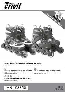 Handleiding Crivit IAN 103850 Inline skates