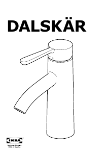Manual IKEA DALSKAR Robinet